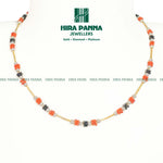 Load image into Gallery viewer, Real Fancy Coral &amp; Black Diamond Mala
