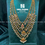 Load image into Gallery viewer, Pachi Work Three Lines Emerald &amp; Pearl Haram