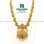 Load image into Gallery viewer, Antique Peacock &amp; Lakshmi Devi Pearl Haram