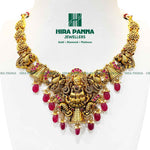 Load image into Gallery viewer, Antique Ruby &amp; Laxmi Devi Neckwear