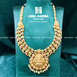 Load image into Gallery viewer, Antique Ruby &amp; Emerald Laxmi Devi Haram