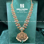 Load image into Gallery viewer, Swarovski Emerald &amp; Ruby Lakshmi Devi Haram