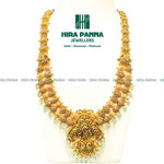 Load image into Gallery viewer, Antique Emerald Beeds &amp; Peacock Haram

