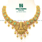 Load image into Gallery viewer, Antique Ruby &amp; Emerald Lakshmi Devi Neckwear
