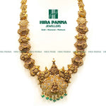 Load image into Gallery viewer, Antique Nakshi Emerald Peacock Haram
