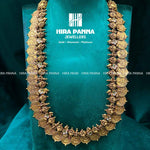 Load image into Gallery viewer, Antique Nakshi Peacock &amp; Lakshmi Devi Haram
