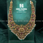 Load image into Gallery viewer, Antique Ruby &amp; Emerald Peacock Haram
