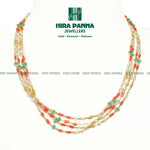 Load image into Gallery viewer, Pearl &amp; Coral &amp; Emerald Mala