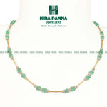 Load image into Gallery viewer, Real Fancy Cut Emerald Mala