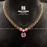 Load image into Gallery viewer, Rose Gold Ruby Diamond Neckwear