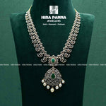 Load image into Gallery viewer, Open Setting Ruby &amp; Emerald Diamond Haram