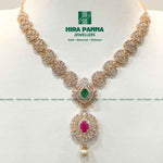 Load image into Gallery viewer, Open Setting Ruby &amp; Emerald Diamond Neckwear