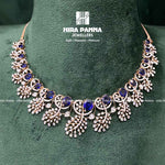 Load image into Gallery viewer, Open Setting Blue Sharif Diamond Neckwear
