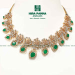 Load image into Gallery viewer, Open Setting Emerald Diamond Neckwear
