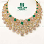 Load image into Gallery viewer, Open Setting Emerald Diamond Neckwear