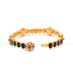 Load image into Gallery viewer, Polki Emerald Bangle
