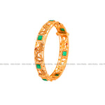 Load image into Gallery viewer, Antique Emerald Broad Bangles