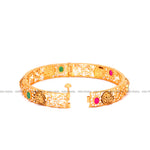 Load image into Gallery viewer, Antique Ruby &amp; Emerald Broad Bangles