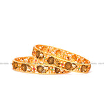 Load image into Gallery viewer, Antique Flower Broad Bangles