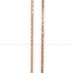 Load image into Gallery viewer, Dual Tone Rose Gold &amp; Platinum Finish Fancy Chain