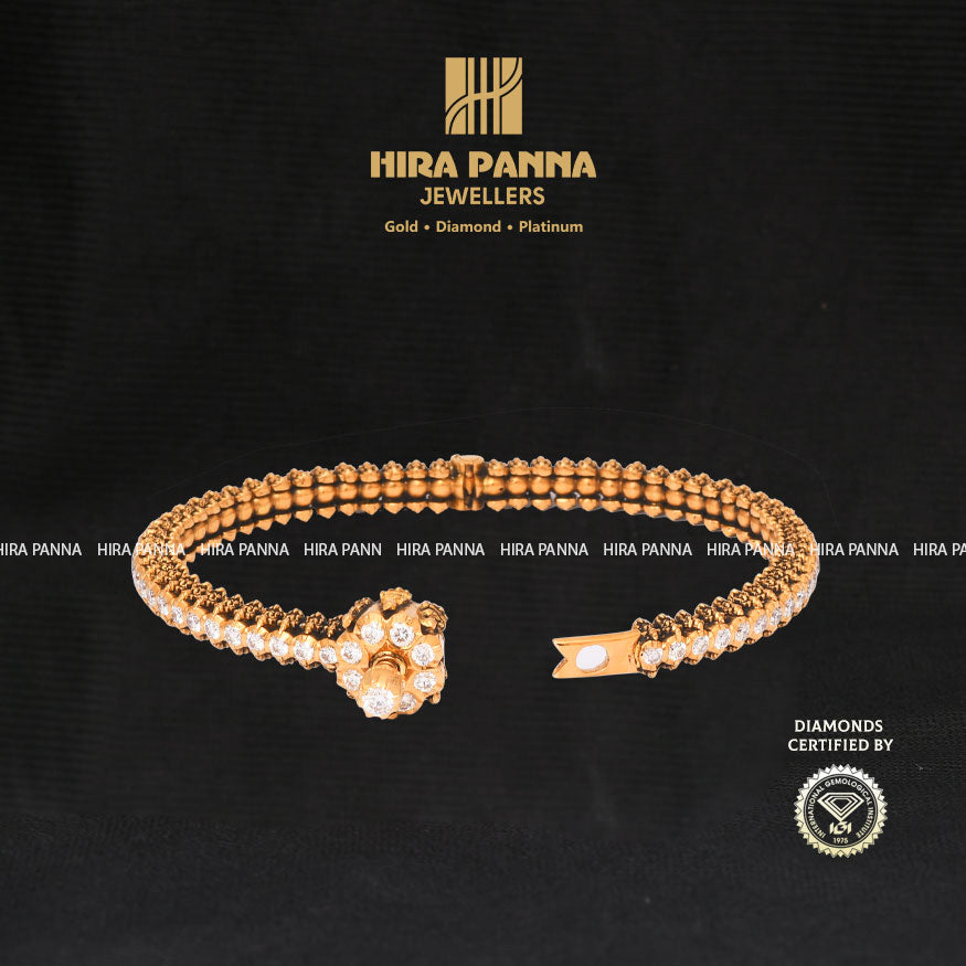 Husna Fashion Jewelry Attractive American diamond Trendy Adjustable Ruby  Pink Bracelet Kada for Women and Girls - Walmart.com