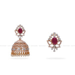 Load image into Gallery viewer, Diamond Jhumka Earrings