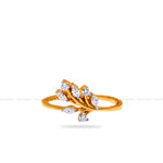 Load image into Gallery viewer, Diamond Gold Finish Ring