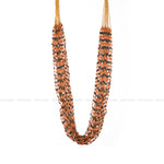 Load image into Gallery viewer, Coral &amp; Black Diamond Fancy Mala