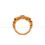 Load image into Gallery viewer, Handmade Hanuman Emerald Ring
