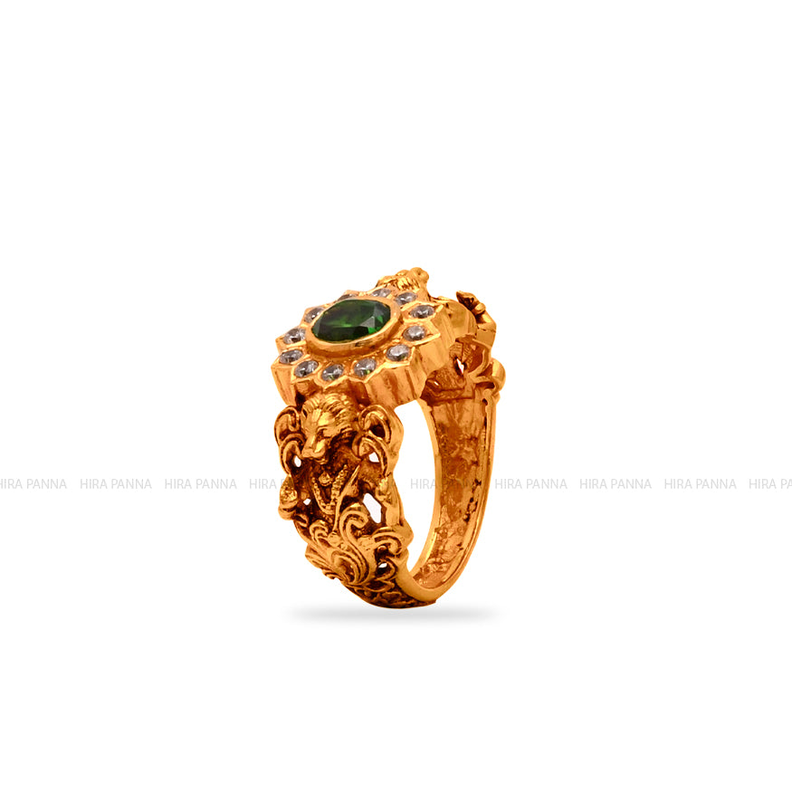 Om Pooja Shop Hanuman Ring in 92.5% Pure Silver - for Men : Amazon.in:  Jewellery