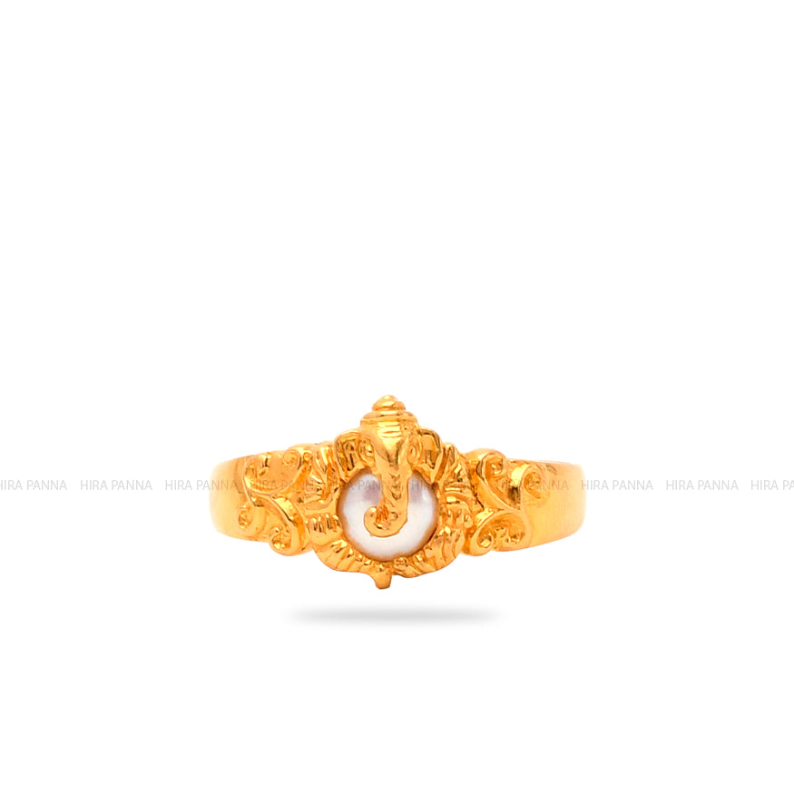 Ganeshji Ganesha Ganesh 22kt Men Women Gold Ring, Handmade Indian Ring  Jewelry for Gift, Hindu God Design - Etsy