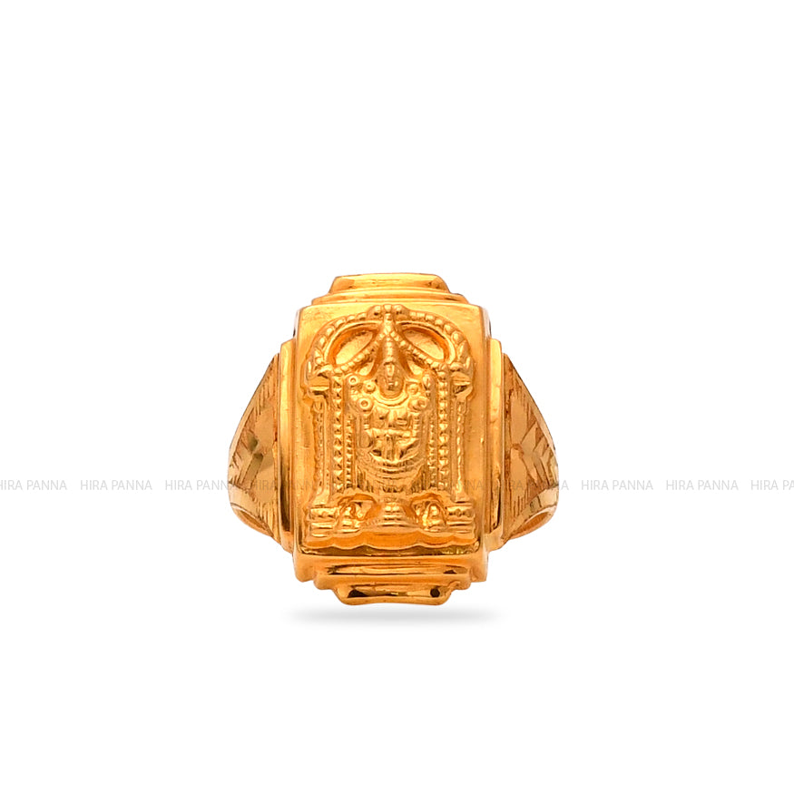 Balaji ring | Gold pendant jewelry, Rings for men, Golden ring