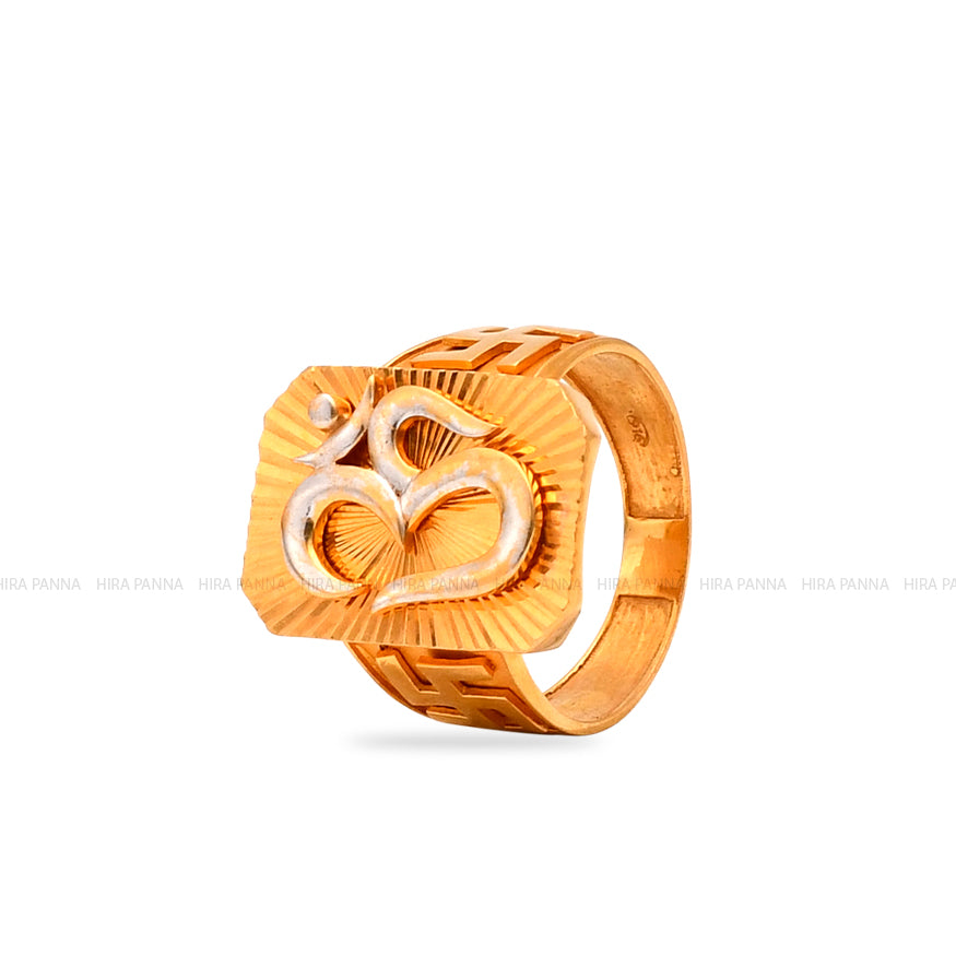 Stone Square Design Gold Ring 05-01 - SPE Gold