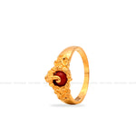 Load image into Gallery viewer, Handmade Coral Ganesh Ring
