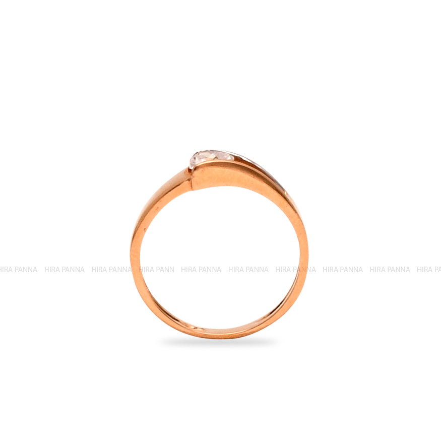Rose Gold Dual Tone Ring
