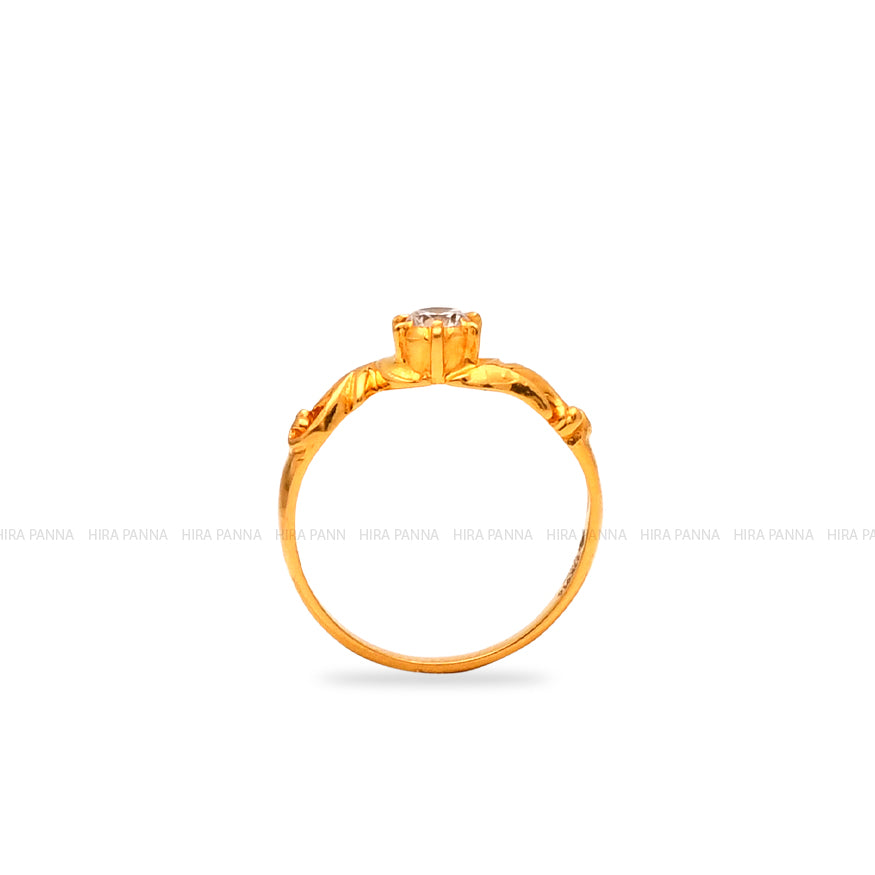 Handmade Fancy Solitaire Ring