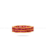 Load image into Gallery viewer, Baguette Cut Ruby Stone Ring
