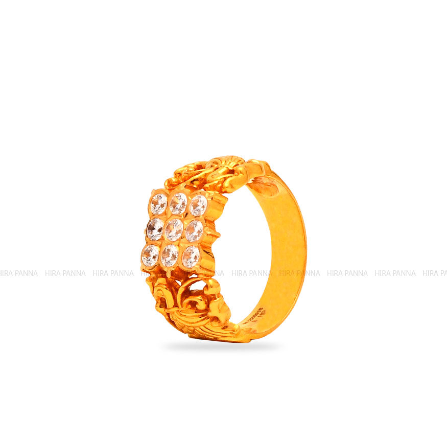 Buy 22Kt Gold Peacock Design Ladies Ring 96VJ3245 Online from Vaibhav  Jewellers