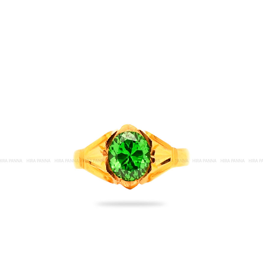 Handmade Emerald Solitaire Ring