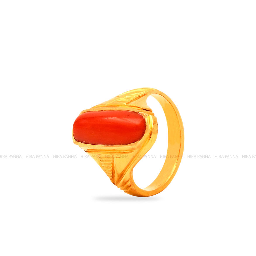 Buy 925 Sterling Silver Coral Ring for Men, Red Coral Silver Ring, Marjan  Ring, Handmade Ring, Italian Coral Stone Ring Online in India - Etsy