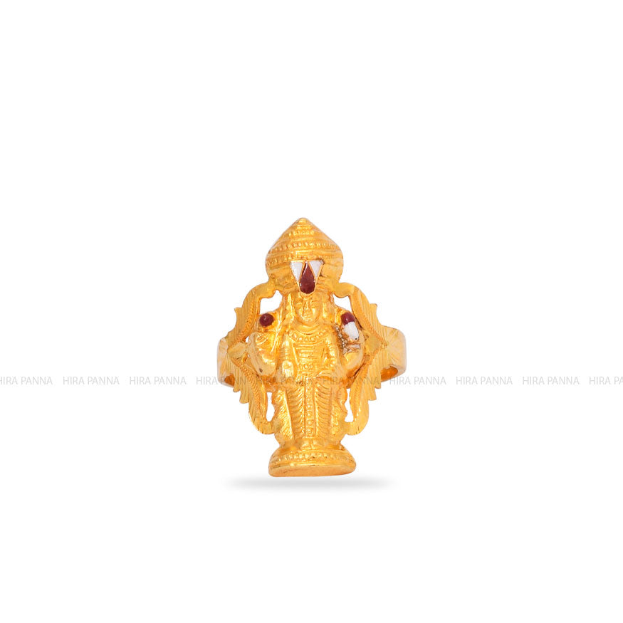 Lord balaji gold ring collections | Venkatesha perumal rings - YouTube