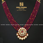Load image into Gallery viewer, Ruby Beads Neckwear Set