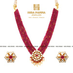 Load image into Gallery viewer, Ruby Beads Neckwear Set