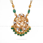 Load image into Gallery viewer, Chain &amp; Jadau Pendant