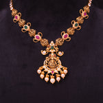 Load image into Gallery viewer, Antique Lakshmi Pachi Neckwear