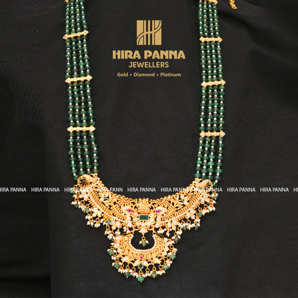 Fancy Emerald Lakshmi Devi Neckwear