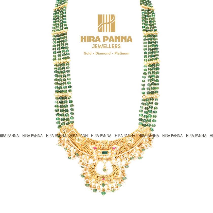 Fancy Emerald Lakshmi Devi Neckwear