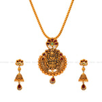 Load image into Gallery viewer, Antique Nakshi Lakshmi Devi Pendant Set