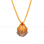 Load image into Gallery viewer, Handmade Lakshmi Devi Pendant With Red Polish