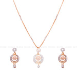Load image into Gallery viewer, Fancy Rose Gold Pendant Set